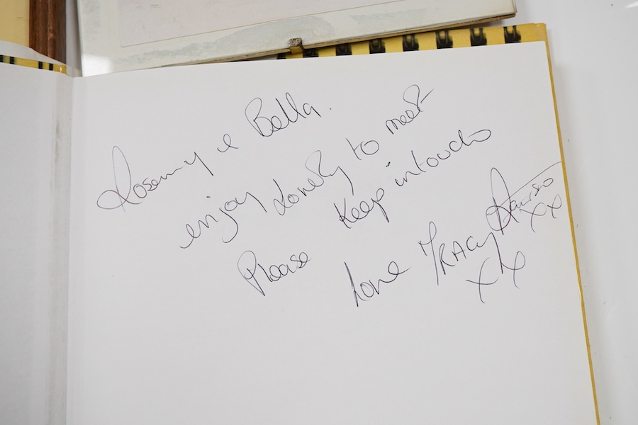 An archive of autographs and signed books relating to Bella Emberg, famed for her work on the Russ Abbot Show, and having originally come from her estate, comprising signatures of mainly television stars of the 1970s, 80